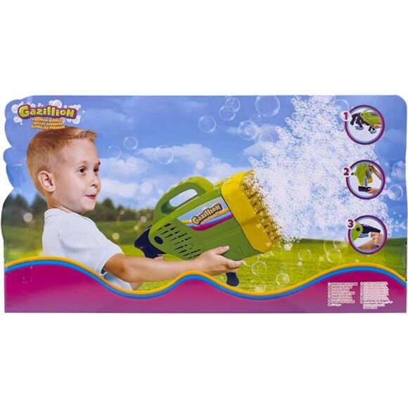 Gazillion Stormin' Bubble Baster Bubble Toy  11 oz. Bubble Solution - Ages 3+ - Picture 6 of 6